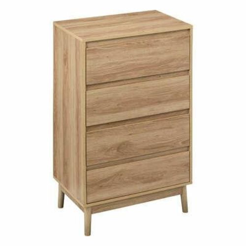 Komoda Abana 5FIVE SIMPLY SMART komoda 4 szuflady 60 cm nowoczesna drewniana na nóżkach do salonu i sypialni 1 szt.