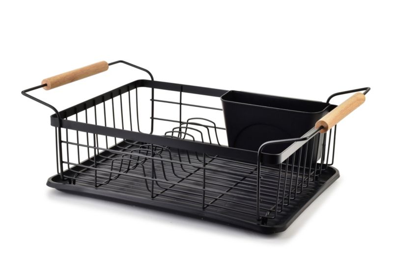Ociekacz metalowy BASIC KITCHEN MONDEX 50,5x29,8x16,5 czarny 1 szt.