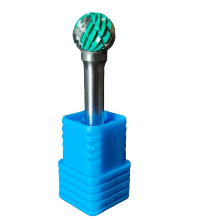 Frez pilnik obrotowy do metalu Kormax 12x10mm chwyt 6mm z węglika spiekanego ząb mieszany (D121006MC) - 1 szt.