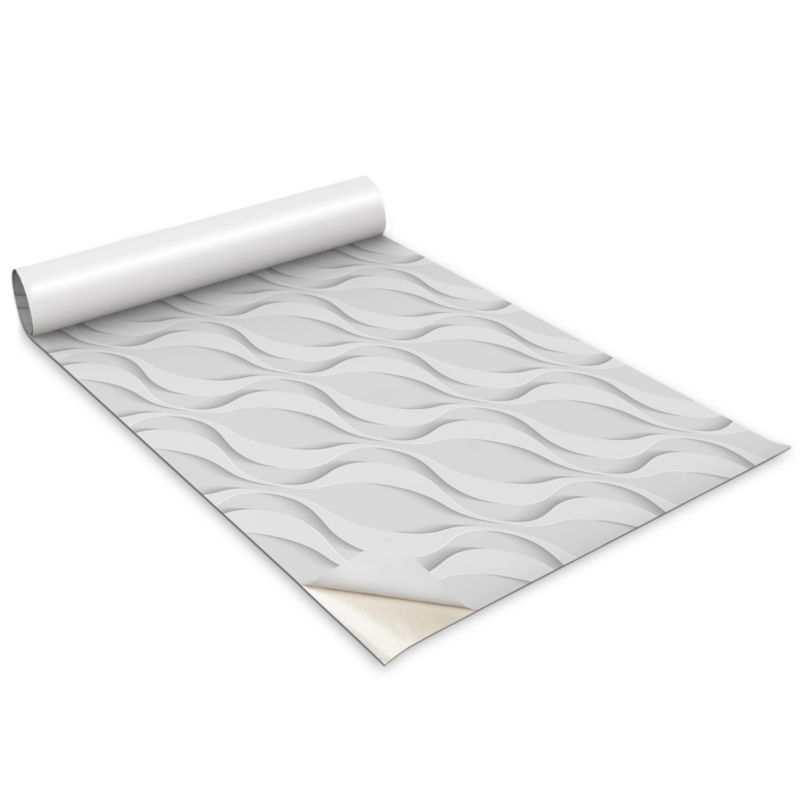 Okleina Na Szafki Kuchenne Wallfluent 100x50 cm Regularne fale Okleina Do Mebli DIY 1 rol.
