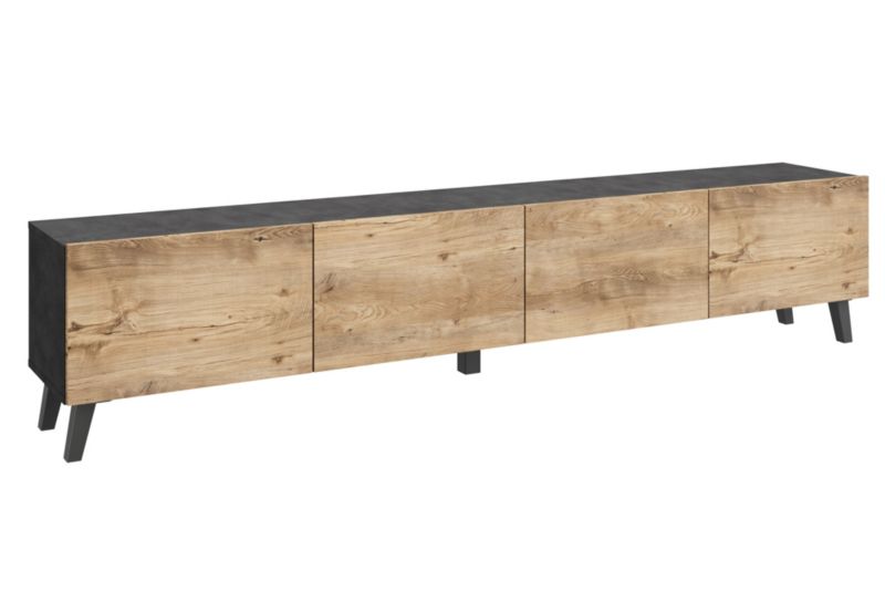 Szafka RTV MINIO go for it LOKET 190cm matera/kasztan wrocławski, 1 szt.