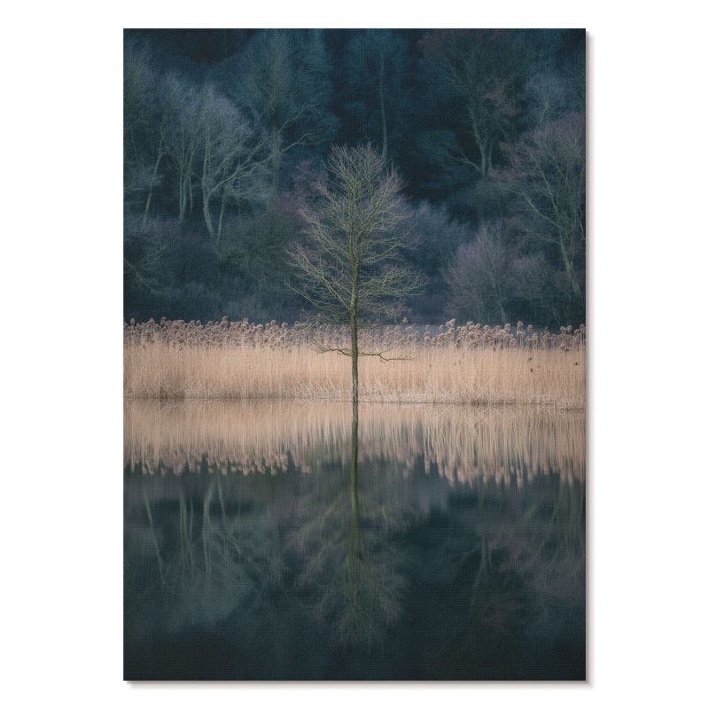 Obraz Plakat Canvas Tulup 42x59,4 cm (A2) Spokojny pejzaż Do sypialni, salonu, biura 1 szt.