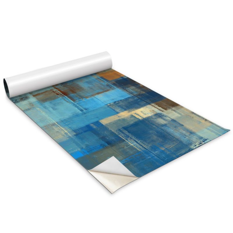 Okleina Na Szafki Kuchenne Wallfluent 100x50 cm Malowana abstrakcja Okleina Do Mebli DIY 1 rol.