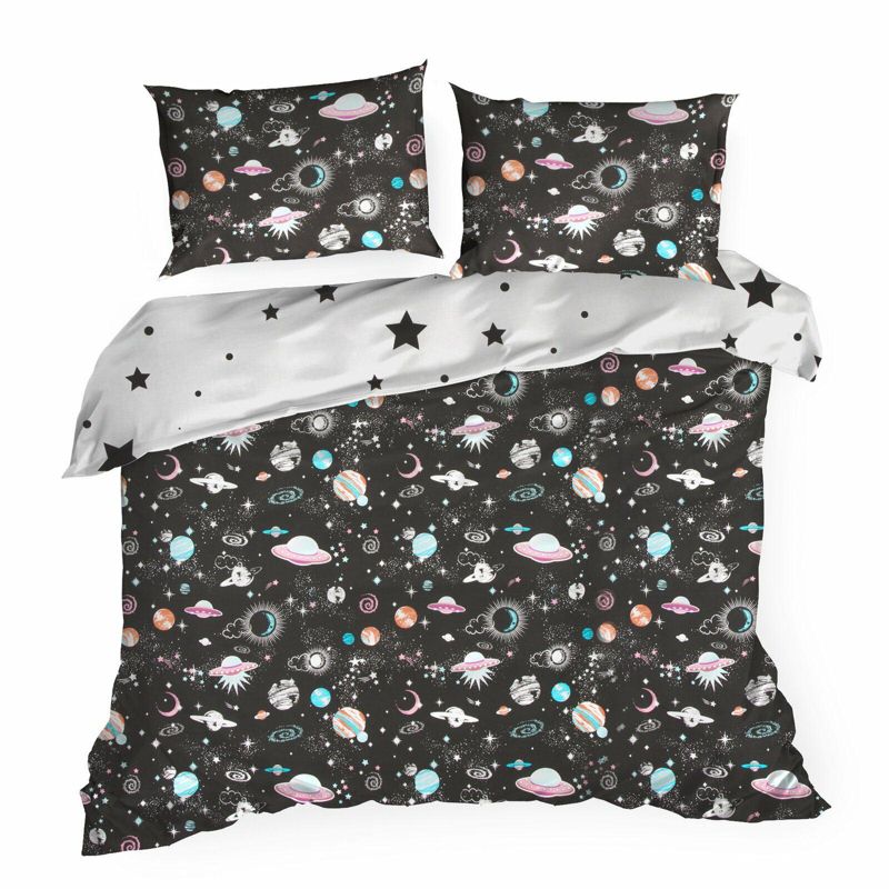 Komplet pościeli dziecięcej Eurofirany KID 10 Kosmos 100% bawełna 160x200 cm 1 kpl.