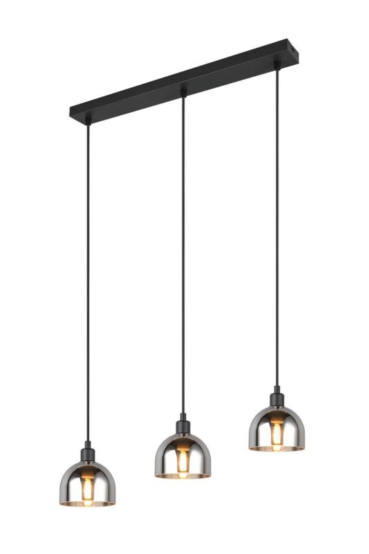 Lampa wisząca RL MOLLY czarna 3xE14x10W IP20 wym:150x60x12cm - 1 szt.
