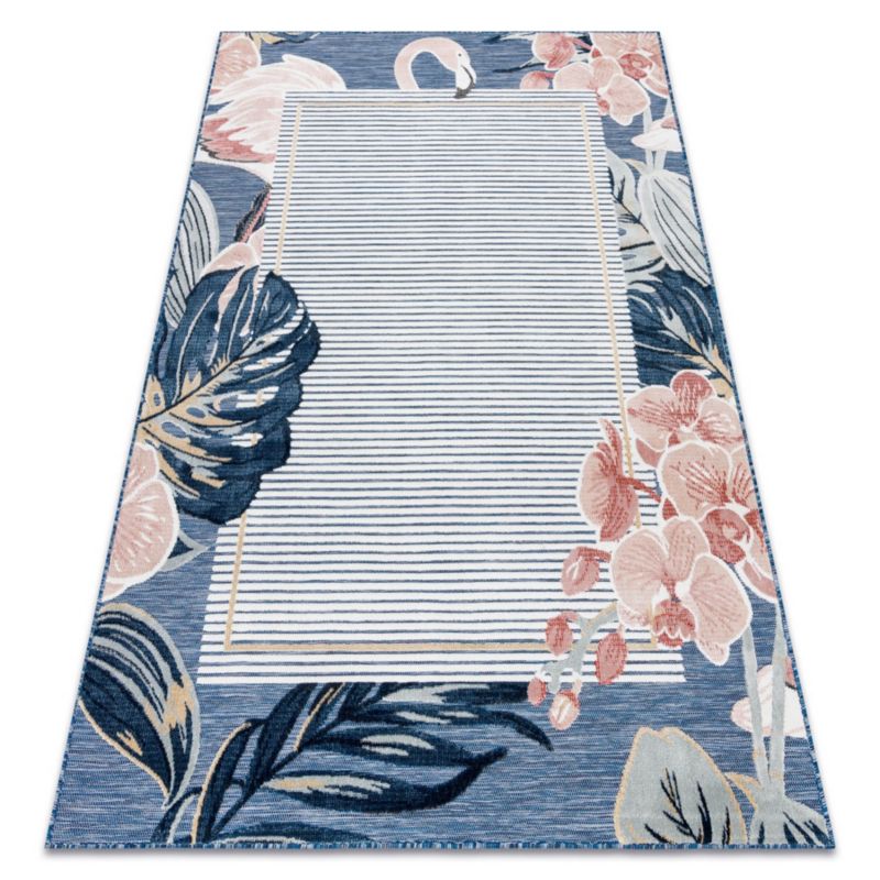 Dywan zewnętrzny Botanic RugsX 117x170 cm niebieski D987 1 szt.