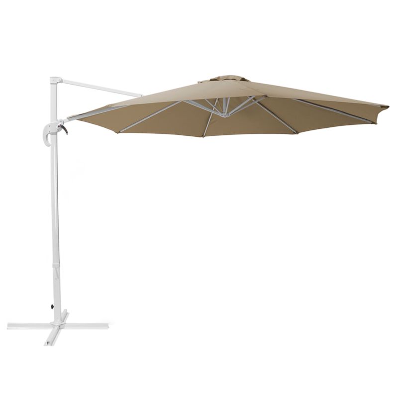 Parasol ogrodowy na wysięgniku 300 cm Savona Piaskowy Beżowy 1 szt.
