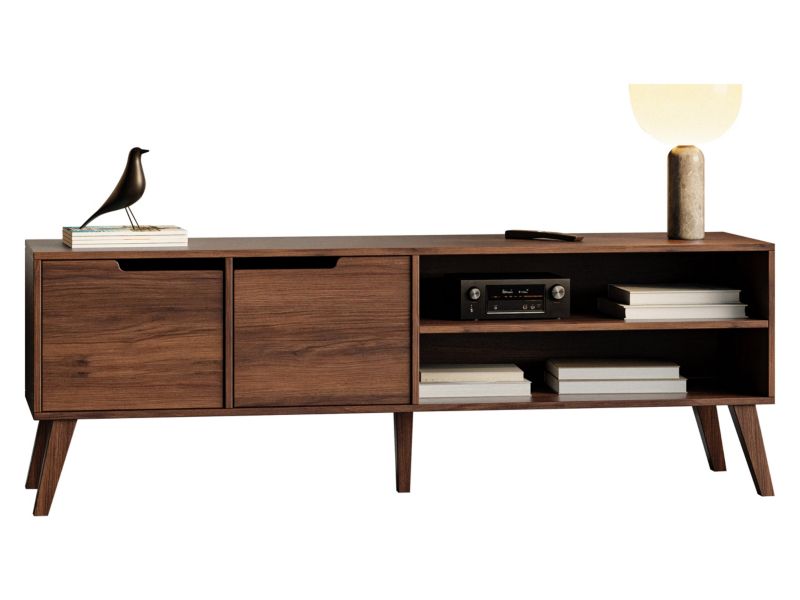 Szafka RTV MIRJAN 24 Nordelo 160 warmia walnut 1 szt.