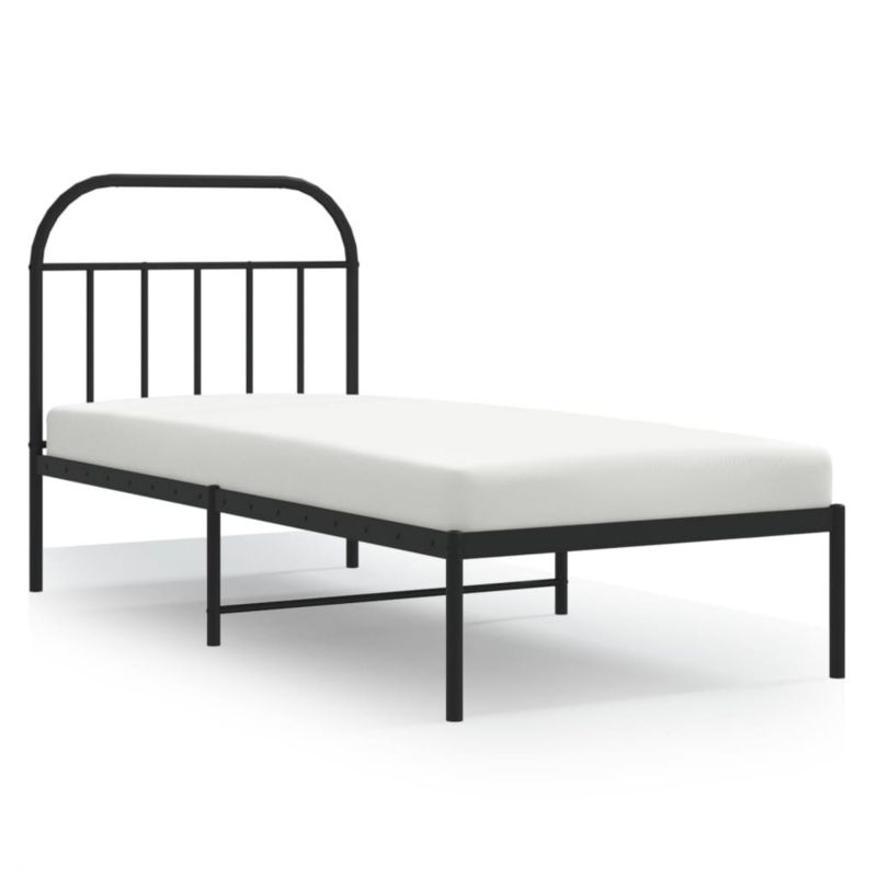 Łóżko metalowe WaszeMeble 90x200 cm czarna WM-353628 1 szt.