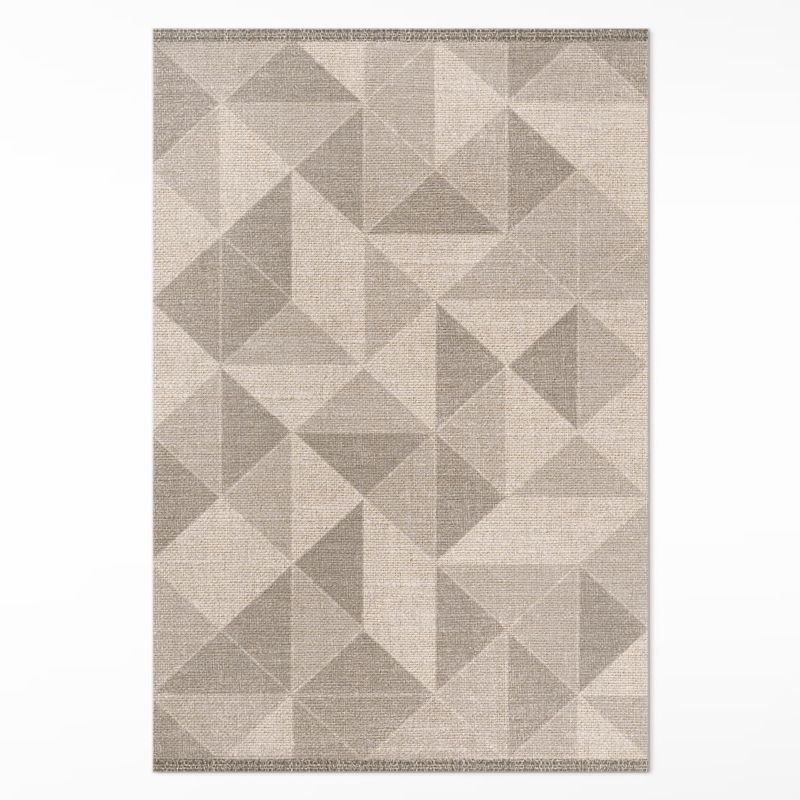 Dywan Wewnętrzny Dekoracyjny Wallfluent 80x120 cm Trójkąty i kwadraty 1 szt.