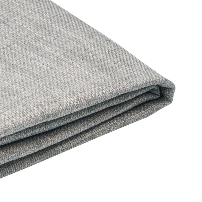 Pokrowiec na łóżko Fitou 90 x 200 cm Jasnoszary 1 szt.