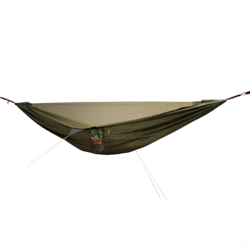 Hamak turystyczny Majestic Sport Hedera 320x150 cm z moskitierą zielony 1 szt.