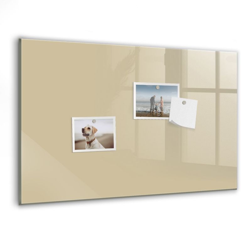 Tablica magnetyczna z nadrukiem Wallfluent 60x40 cm Kolor beżowy 1 szt.