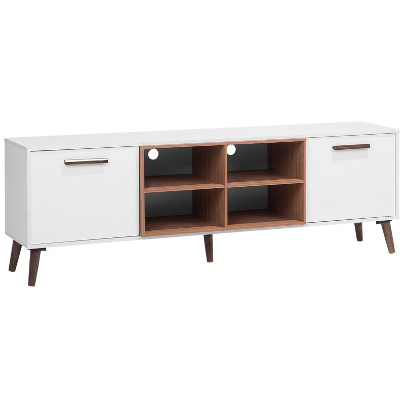 Szafka RTV Alloa Biały 60 x 180 cm 1 szt.