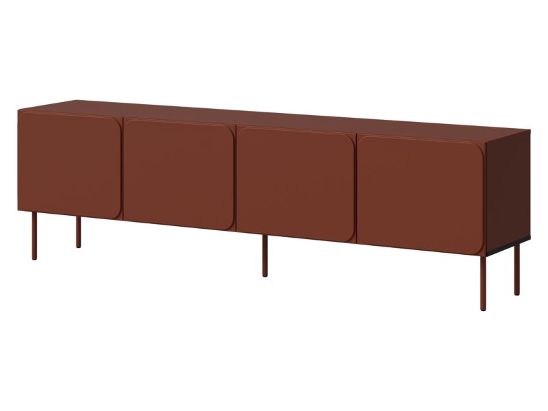 Szafka RTV MIRJAN 24 Rafael 4D brick red sphera 1 szt.