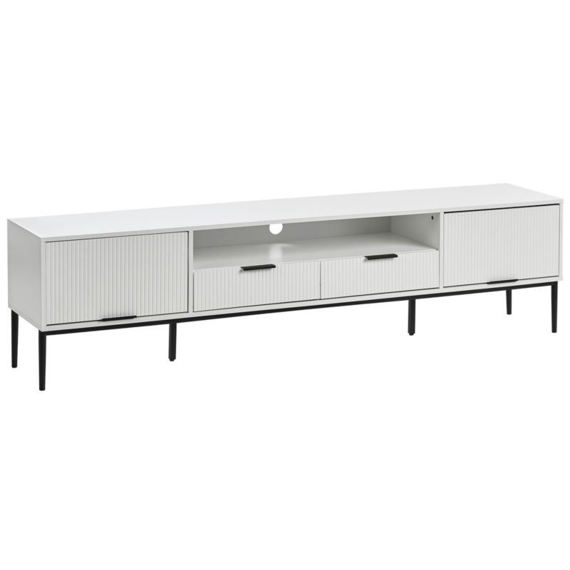 Szafka RTV Leduc Biały 52 x 200 cm 1 szt.