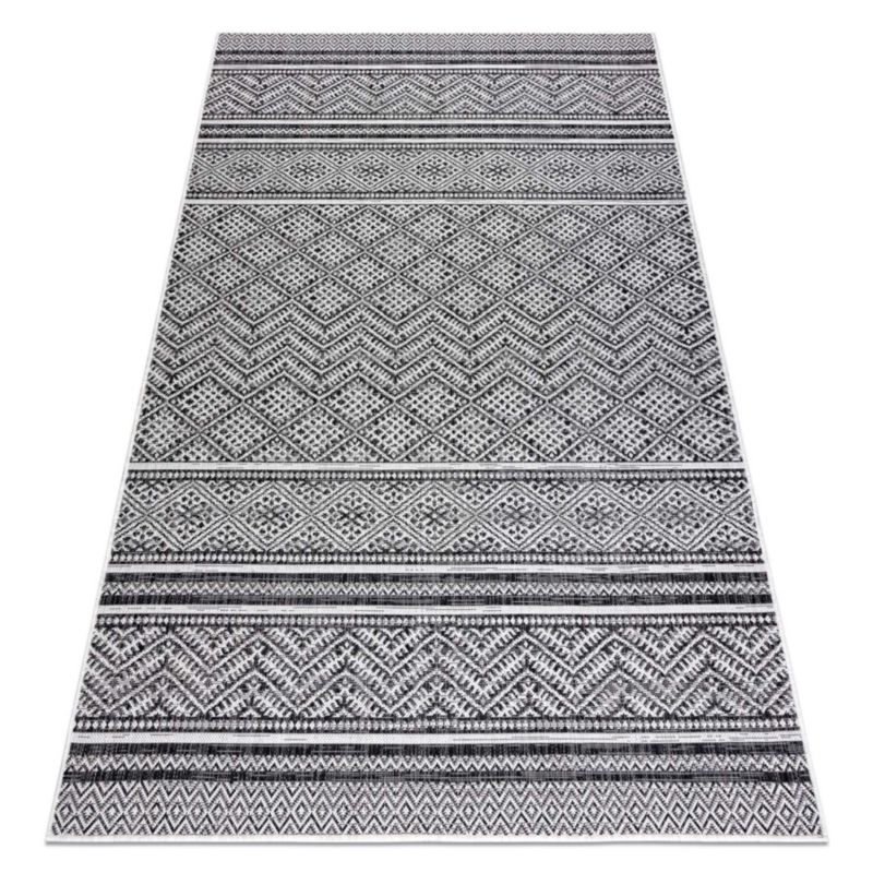Dywan zewnętrzny Sion RugsX 120x170 cm czarny D079 1 szt.