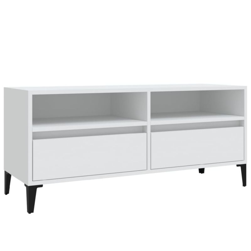 Szafka rtv vidaxl 831901 biały 1 szt