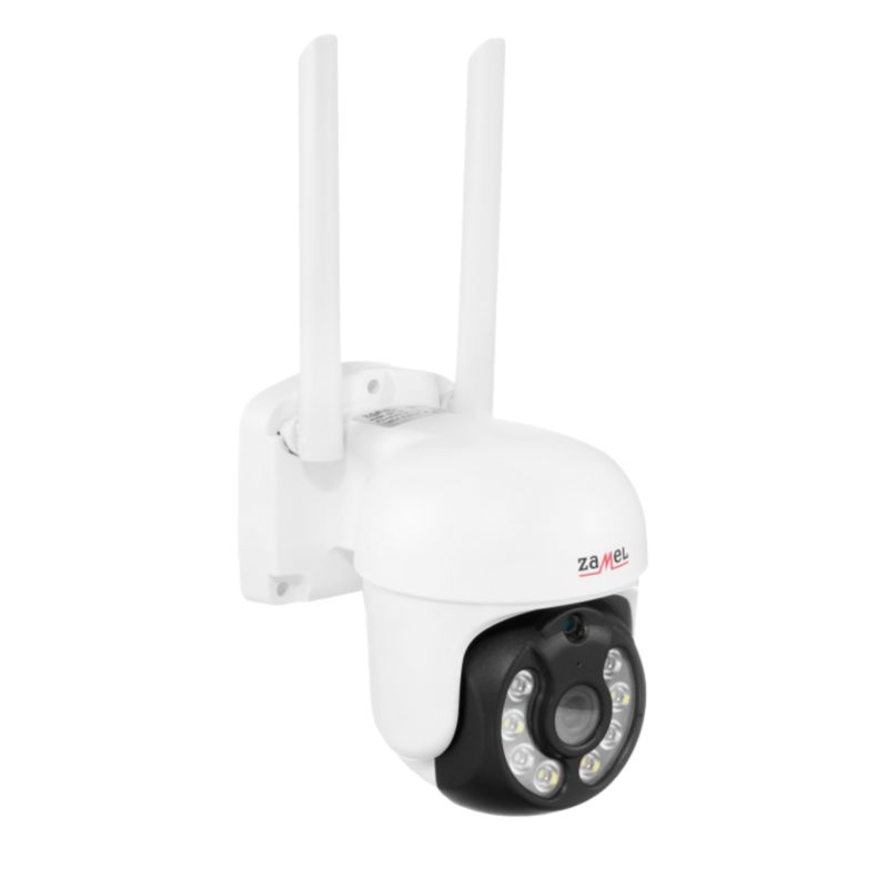 Kamera Bezprzewodowa Obrotowa Zamel Gardi Biały Wi-Fi Ptz Tuya Kpt-01 1szt.