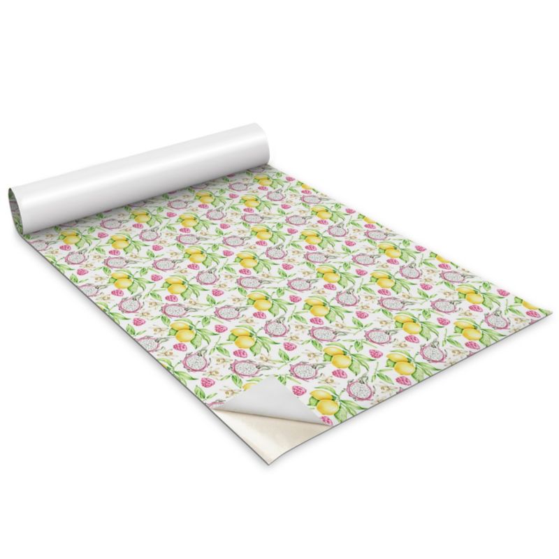 Okleina Na Szafki Kuchenne Wallfluent 100x50 cm Smoczy owoc i cytryna Okleina Do Mebli DIY 1 rol.