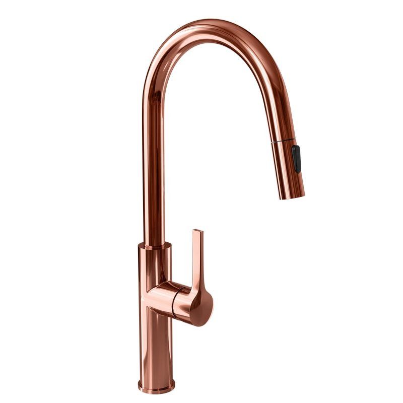 Bateria z wyciąganą wylewką GLOBALO Divio Copper 1.1 1 szt.
