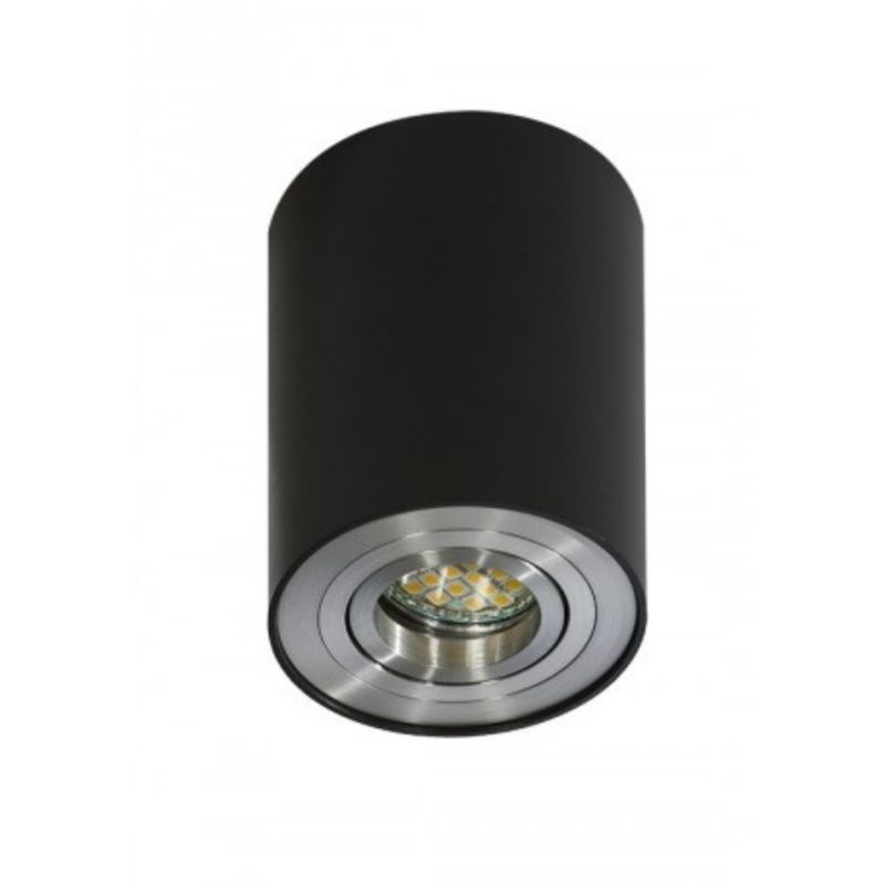 Lampa sufitowa tuba Azzardo LED czarna aluminium metal 1 Szt