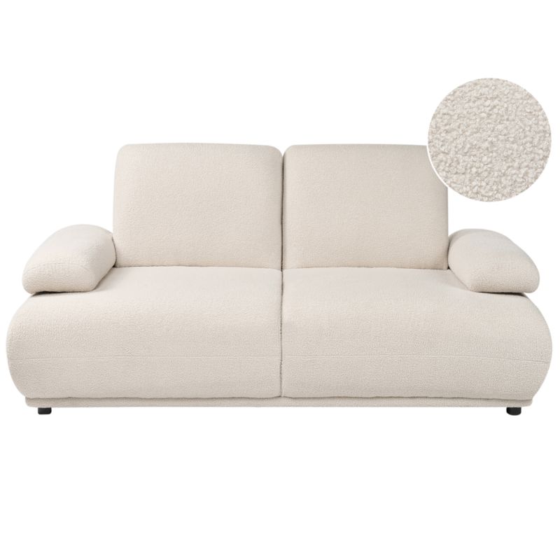 Sofa dla 2 osób Nacka Boucle Złamana biel 1 szt.