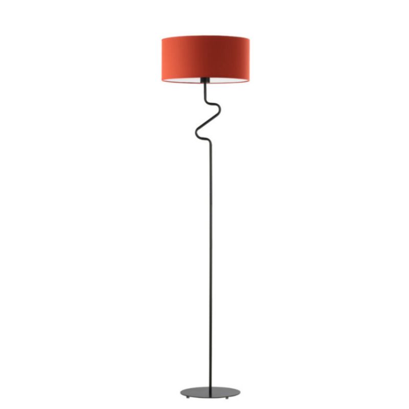 Lampa stojąca Volta Light Factory podłogowa z abażurem walec VESSO 1szt.