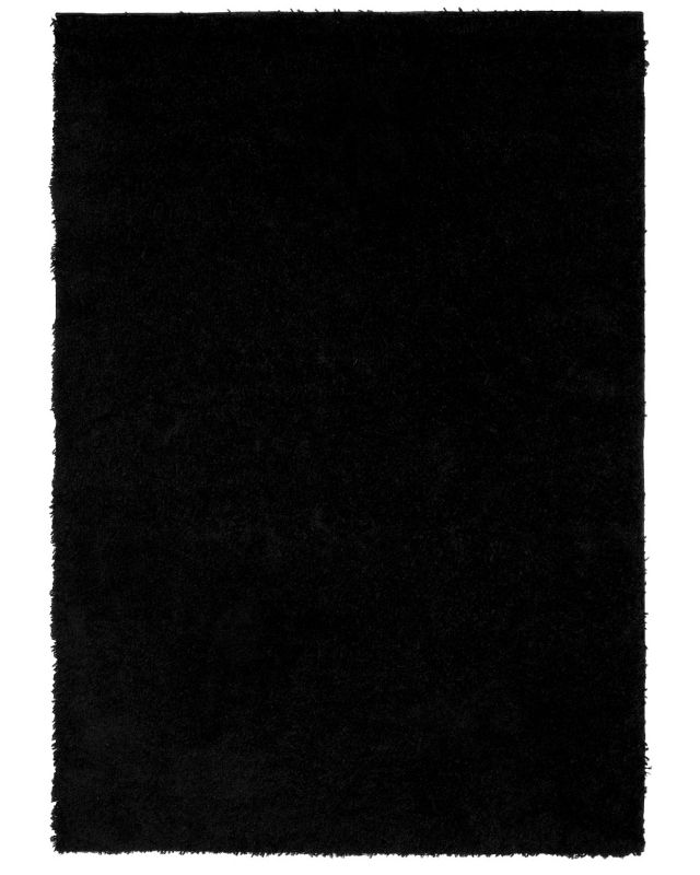 Dywan Shaggy 300x400cm Unito Nero Mazovia - puszysty, wysokie runo, czarny, 1szt.
