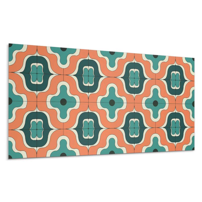 Kafelki samoprzylepne Wallfluent 40x20 cm Abstrakcja w falistych kształtach 10 szt.