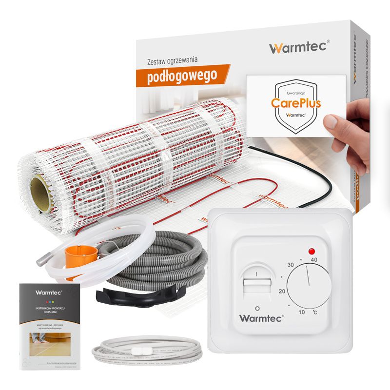 Mata grzewcza grzejna pod płytki Warmtec 15m² 170W/m² zestaw DS2-150/T73 1szt.