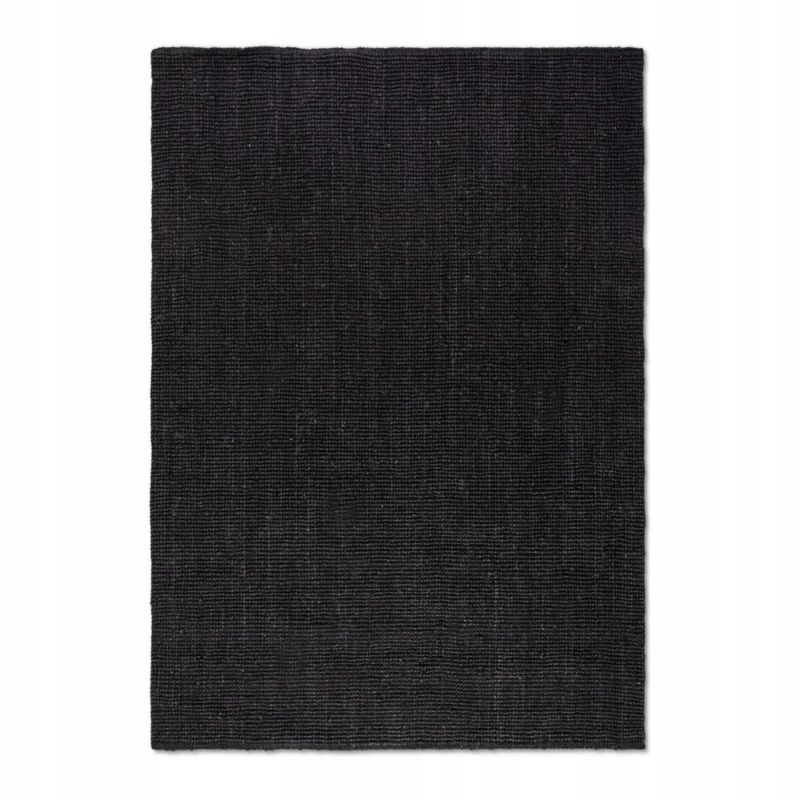Dywan Hanse Home jutowy do salonu 120x170cm, naturalny czarny dywan z juty 1 szt.