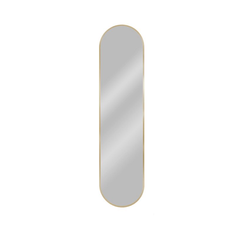 Lustro owalne 40x80 cm Baltica Design złote tiny border pastille dekoracyjne 1 szt.