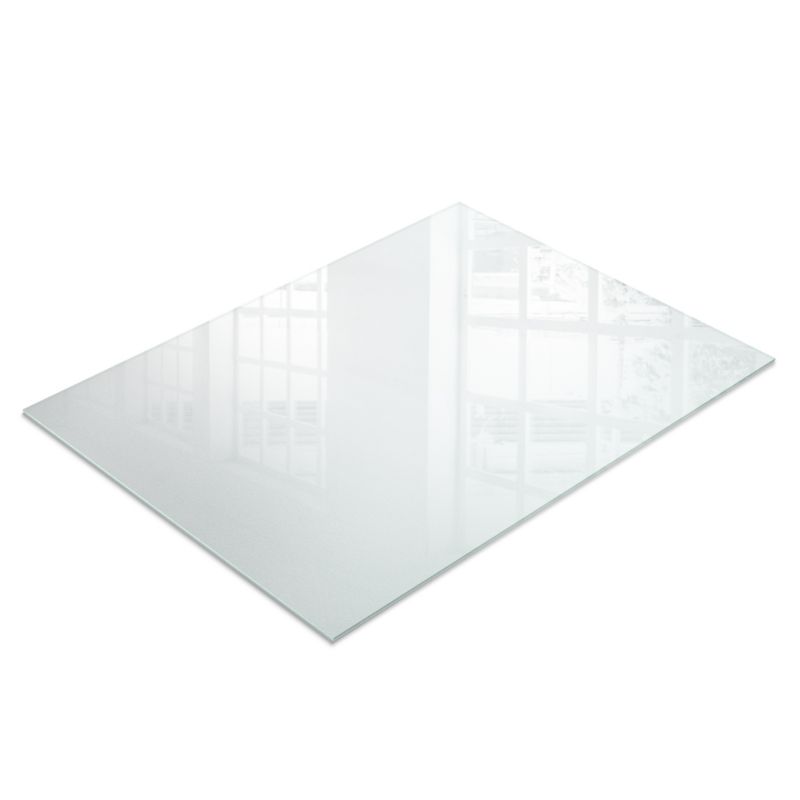 Blat Szklany Mleczny Tulup 80x60 cm Przedpokój Hartowany Loft 1szt.