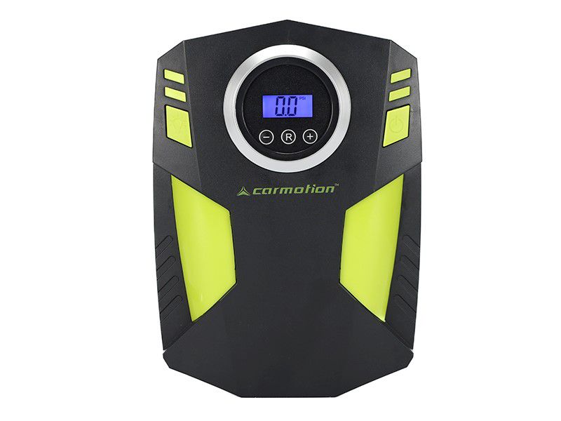 Kompresor powietrza, Carmotion, DC 12V, 150 PSI, automatyczny z cyfrowym ciśnieniomierzem, 4 adaptery, 1 szt.