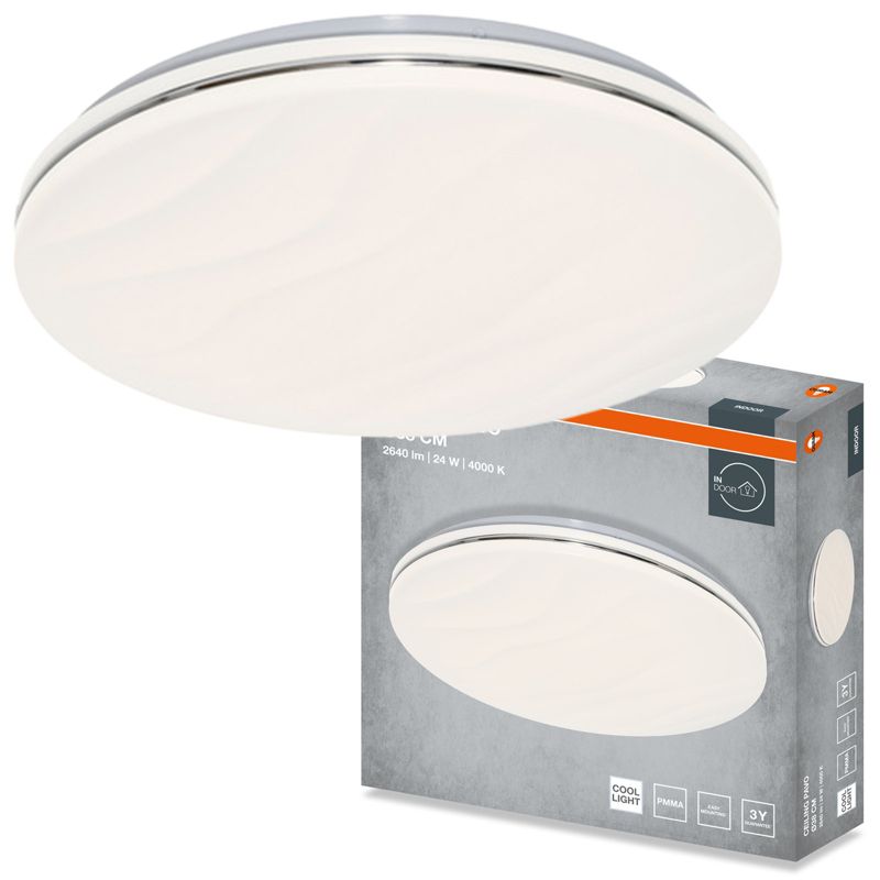 Plafon Osram Pavo Lampa Sufitowa Plafon LED 24W 1680lm 3000K Okrągły Biały 1 szt.