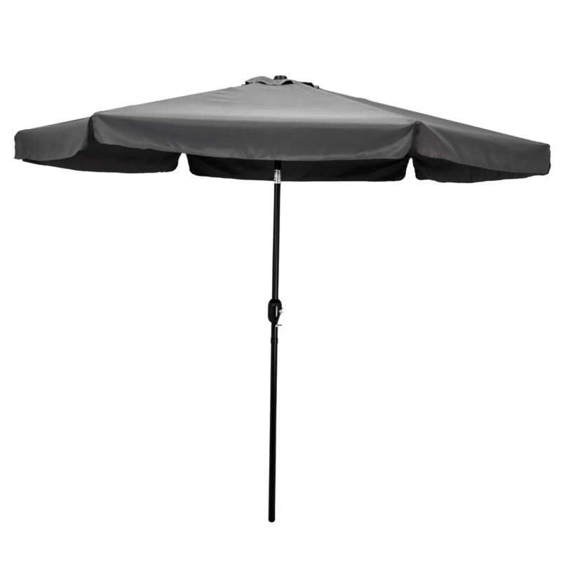 Parasol ogrodowy JUMI solidny z korbką składany duży 300 cm łamany mocny stalowy 1 szt.