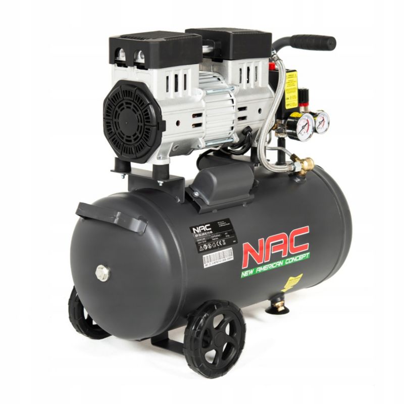 Kompresor bezolejowy NAC 24 l 750 W 8 bar 66 dB 1/4 1 szt.