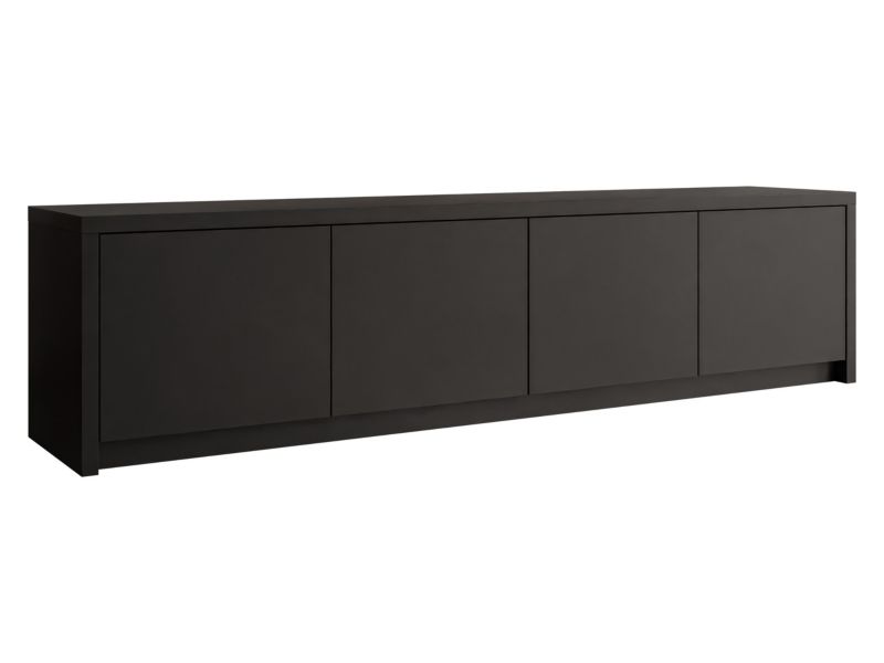 Szafka RTV MIRJAN 24 Solid 4D czarny 1 szt.