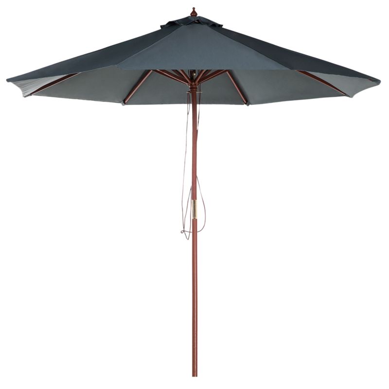 Parasol ogrodowy 270 cm Toscana Ciemnoszary 1 szt.