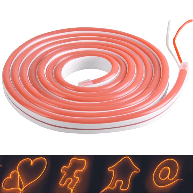 Taśma Led NEON 12V 2m Pomarańczowy IP65 Polux 1 szt.