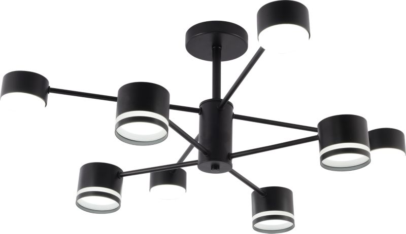 Lampa wisząca Vargo czarna 8xGX53x15W IP20 wym:30x78x78cm - 1 szt.