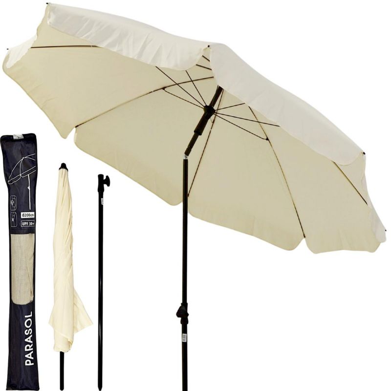 Parasol Progarden ogrodowy 185cm kremowy 1szt
