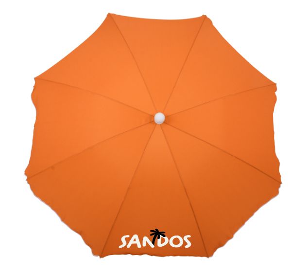 Parasol Ogrodowy Plażowy Sandos 160 Cm Regulowany Wodoodporny Uv Z Pokrowcem 1 Szt.