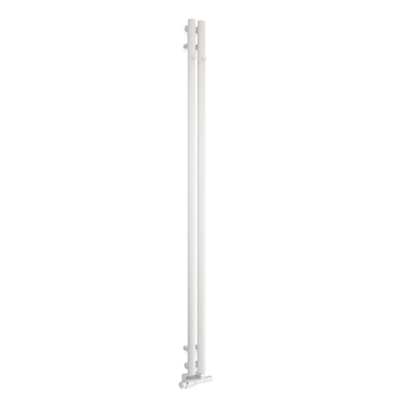 Grzejnik łazienkowy Oltens Stang 180x9,5 cm drabinkowy biały 237W dolne podłączenie 1 szt.