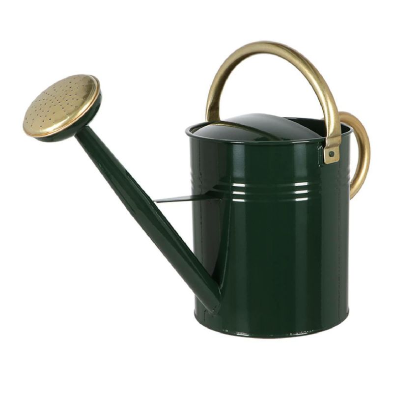 Konewka ogrodowa w stylu angielskim Esschert Design zielona stalowa 9,5L 1 szt.