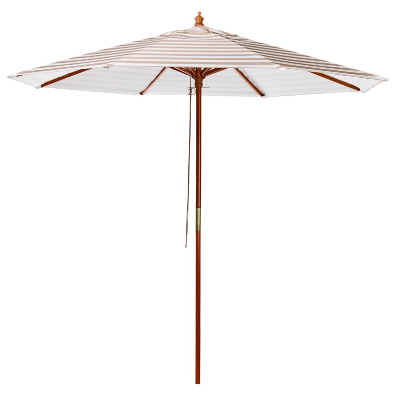 Parasol ogrodowy 260 cm Ferentillo Beżowy/ biały 1 szt.