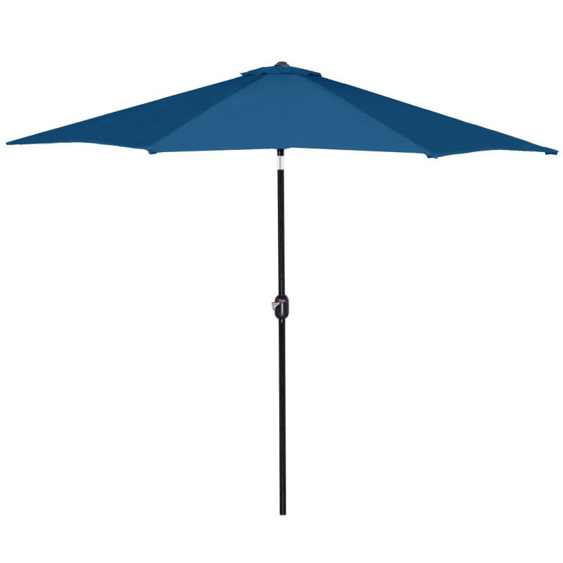 Parasol ogrodowy Springos łamany 300 cm składany na taras i balkon duży granatowy 1 szt.