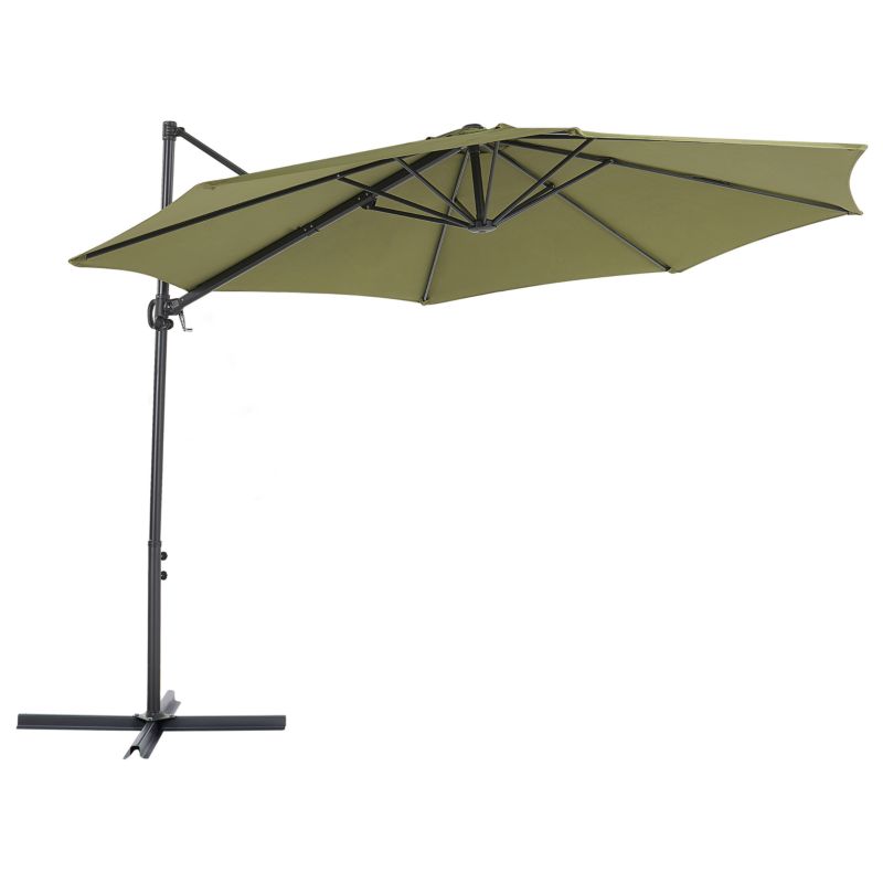 Parasol ogrodowy na wysięgniku 295 cm Savona ii Oliwkowy 1 szt.