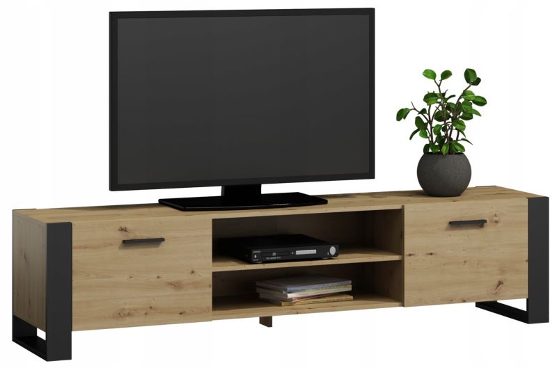 Szafka rtv Matkam szafka ALBA 185 cm Per artisan-czarny 1 szt.